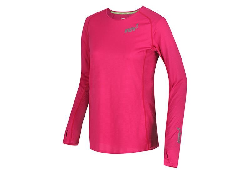 Inov-8 Base Elite 2.0 Long Sleeve Women's Base Layer Pink UK 109728WON